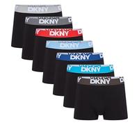 DKNY Herren Seattle Badehosen, Schwarz/Blau/Rot/Grau, M EU