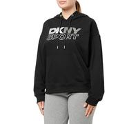 DKNY,JERSEYWEAR,FOIL RHSTN Logo H/D,Black/Silver,XL
