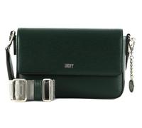 DKNY Leder Schultertasche Umhängetasche Bryant Park MD Flap Crossbody Bag Gianni Green dunkelgrün