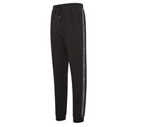 DKNY, Loungehose für Herren, Designer-Loungewear mit Kordelzug am Bund, Jogger mit seitlichem Streifen - Schwarz