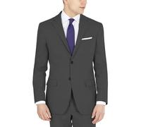 DKNY mens Modern Fit High Performance Separates Business Suit Jacket, Charcoal Solid, 44 Tall US