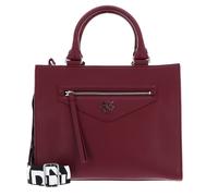 DKNY Milan Green PNT Tote Burgundy