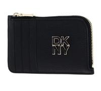 DKNY Milan Tie Zip Card Holder Blk/Black