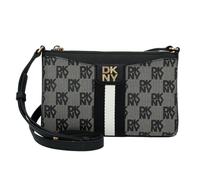 DKNY Nuri Umhängetasche Leder 22 cm schwarz