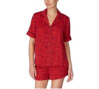 DKNY Only In DKNY Top And Boxer Pj Set Rot Polyester Small Damen