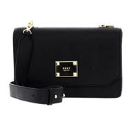 DKNY Perla Logo Flap Crossbody Bag Blk / Gold