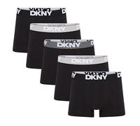 DKNY Portland Boxers | Herren Boxershorts Multipack | Weiche Baumwolle, Atmungsaktive Trunks | Komfortable Passform, Logo-Bund, Schwarz | Ideal für Alltag & Freizeit