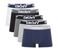 DKNY Portland Boxers | Herren Boxershorts Multipack | Weiche Baumwolle, Atmungsaktive Trunks | Komfortable Passform, Logo-Bund, Schwarz | Ideal für Alltag & Freizeit
