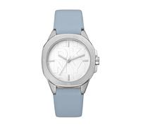 DKNY Quarz Damenuhr Brooklyn Midi mit Lederarmband