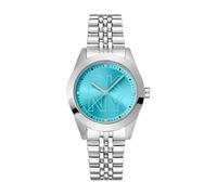 DKNY Quarz Damenuhr Parsons Logo mit Edelstahlarmband