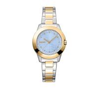Dkny Park Ave Logo 30 Mm Damenuhr One Size Silver Grey / Yellow Gold / Turquoise / Mineral