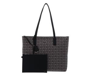 DKNY Saige Tote Bag Black / Saddle