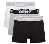 DKNY Seattle Boxershorts Herren Multipack | Bequeme Unterhosen Männer aus atmungsaktiver Baumwolle | Elastische Boxershorts ideal Alltag, Sport, Reise | Unterwäsche Herren Trunks
