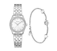 DKNY Set Quarz Damenuhr Logo inkl. Edelstahlarmband