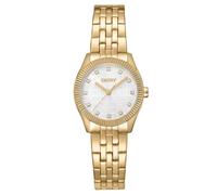 DKNY Set Quarz Damenuhr Logo inkl. Edelstahlarmband