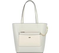 DKNY Simona Shopper Tasche Leder 25 cm beige