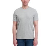 DKNY Weiches Baumwoll-T-Shirt für Herren - einfarbig, lässig, mit Rundhalsausschnitt, bequemes, hochwertiges Herren-T-Shirt mit klassischer Passform, Meliert, Grau, L
