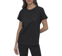 DKNY,Women's Blouse/Shirt,RHSTN LYRD OTLN LG T,BLK/Black,XXS