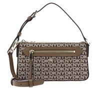 DKNY Women's Bryant Ave Top Zip Demi Crossbody, Chino/Shitake, One Size