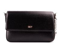 DKNY Women's Bryant Medium Flap Shopper, Black