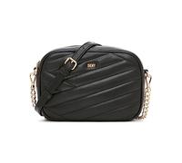 DKNY Women's Casual Camera Bag Crossbody, Black/Gold