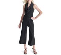 DKNY,Women's Dresses,S/L Cowlneck Patch P, BLK/Black,2