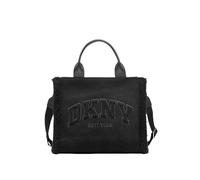 DKNY Women's Hadlee Mid Tote, Black/Silver, One Size