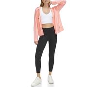 DKNY Women's High Waist 7/8 Legging Logo, Atomic Pink, Medium