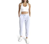 DKNY Women's Keans Casual Mid Rise Logo Joggers Sweatpants Jogger, RAIN, M