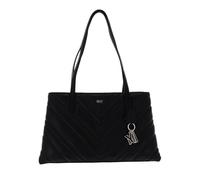 DKNY Women's Madison Bag in Lamb Nappa Leather Tote, Black/Gold