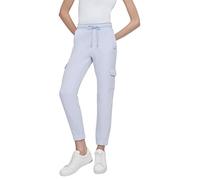 DKNY,Women's MINI Stud Logo Slim FIT Cargo Jogger with Pockets, RAIN, S