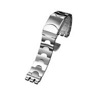 DKWOIS 19 mm, kompatibel mit Swatch YCS YAS YGS IRONY-Serie, Armband aus massivem Edelstahl, Metallarmband for Herren/Damen, Uhrenzubehör(01-silver black,19mm)