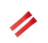 DKWOIS CTS Fluorkautschuk-Uhrenarmband 18 19 20 21 22 mm Schnellverschluss-Faltschließe Uhrenarmbänder Wasserdicht Herren FKM-Armband for Zuschneiden(Red,19MMX16MM_GOLD BUCKLE)