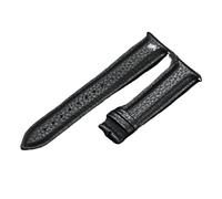 DKWOIS Echtlederarmband 12/13/14/15/16/17/18/19/20/21/22/23/24 mm, universell for Damen und Herren, braun, aus Rindsleder, Ersatzarmband for Uhren(Black no buckle,14mm)