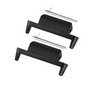 DKWOIS Edelstahl-Anschluss kompatibel mit Casio GSHOCK GM-2100 GA-2100 GBM-2100 Metalladapter Farmhouse Oak Modifizierter Silikon-Uhrenarmbandkopf(Black-adapter,For GM-2100)