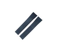 DKWOIS FKM-Gummi-Uhrenarmbänder, kompatibel mit Daytona Rolex-Uhren, Schnellverschluss-Federschnalle, 19 mm, 20 mm, 21 mm, 22 mm, auf Maß zuschneidbar(Black,19X18MM_BLACK BUCKLE)