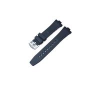 DKWOIS Fluorkautschuk-Uhrenarmband, kompatibel mit Citizen TSUYOSA Collection NJ0150 NJ0151ME FKM-Uhrenarmbänder, Herren- und Damenarmband, bunt(Black)