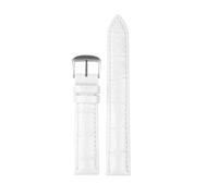 DKWOIS Helles Rindsleder-Uhrenarmband, weicher Uhrengürtel, 12 mm, 14 mm, 16 mm, 18 mm, Damen-Echtlederarmband, kompatibel mit Casio, Citizen, Fossil, Lila, Weiß(White-steel pin,12mm)