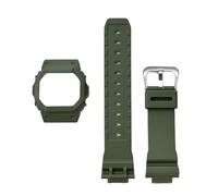 DKWOIS Kompatibel Mit Casio G-Shock DW-5030/GLX-5600/GW-M5610, Modifiziertes Uhrenarmband, Schutzhülle, Harzlünette, Band-Ersatzset, Armbandwerkzeug(Matte Army Green,For 5600 series)