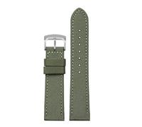 DKWOIS Kompatibel mit Citizen BM8475 BM7140 Seiko Uhrenarmband, wasserdicht, Nylon, Canvas, Sport, Outdoor, Lederarmband, Herren, 20 mm, 22 mm, 23 mm, Grün(Army green steel pin,21mm)