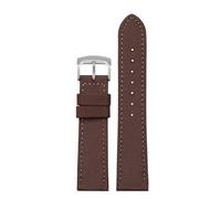 DKWOIS Kompatibel mit Citizen BM8475 BM7140 Seiko Uhrenarmband, wasserdicht, Nylon, Canvas, Sport, Outdoor, Lederarmband, Herren, 20 mm, 22 mm, 23 mm, Grün(Brown steel pin,18mm)