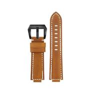 DKWOIS Modifiziertes Uhrenarmband aus Rindsleder, kompatibel mit Casio GM-2100 GA2100 GA-2100 GM110 GA-110/120 GD-110 Armband, 24 x 16 mm(Khaki-black)