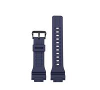 DKWOIS Silikon-Uhrenarmband, kompatibel mit Casio Small Square DW-291H DW-290 W-218H/219H A158, modifiziertes Herren-Gummiarmband, 18 mm(Dark blue)