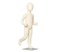 DLAZUM Verstellbare Kinder-Schneiderpuppe zum Nähen, Ganzkörper-Schneiderpuppe aus Styropor für Kinder zur Kleiderpräsentation, Baby-Kleiderpuppe für Schneider/Näherinnen,13 Years Old