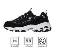 D'LITES 1.0 Lässig Schuhe, atmungsaktive unisex Panda Design Sportschuhe, für den täglichen Weg robuste Sneaker 13148-BKW