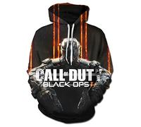 DLPZW Call Of Classic 3D Printed Cosplay Hoodie Sweater Gunplay Funny Hoody Mann / Frau, Style-04, Medium
