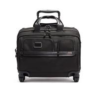 TUMI - ALPHA Businesstrolley Dlx 4 Whl Lptp Case Brief Black Schwarz