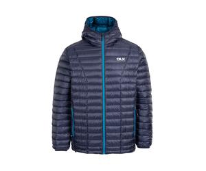 DLX Herren Ultraleicht Daunenjacke mit Kapuze - S / navy