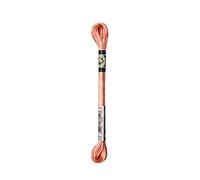 DMC Mouliné Satin Stickgarn 1008F-S352 Shiny Radiant Satin Floss 6-fädig, 8,7 m, helle Koralle