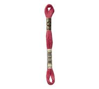 DMC 117-3712 Mouline Stickgarn, Baumwolle, 6 Stränge, mittel, Lachs, 8,7 m